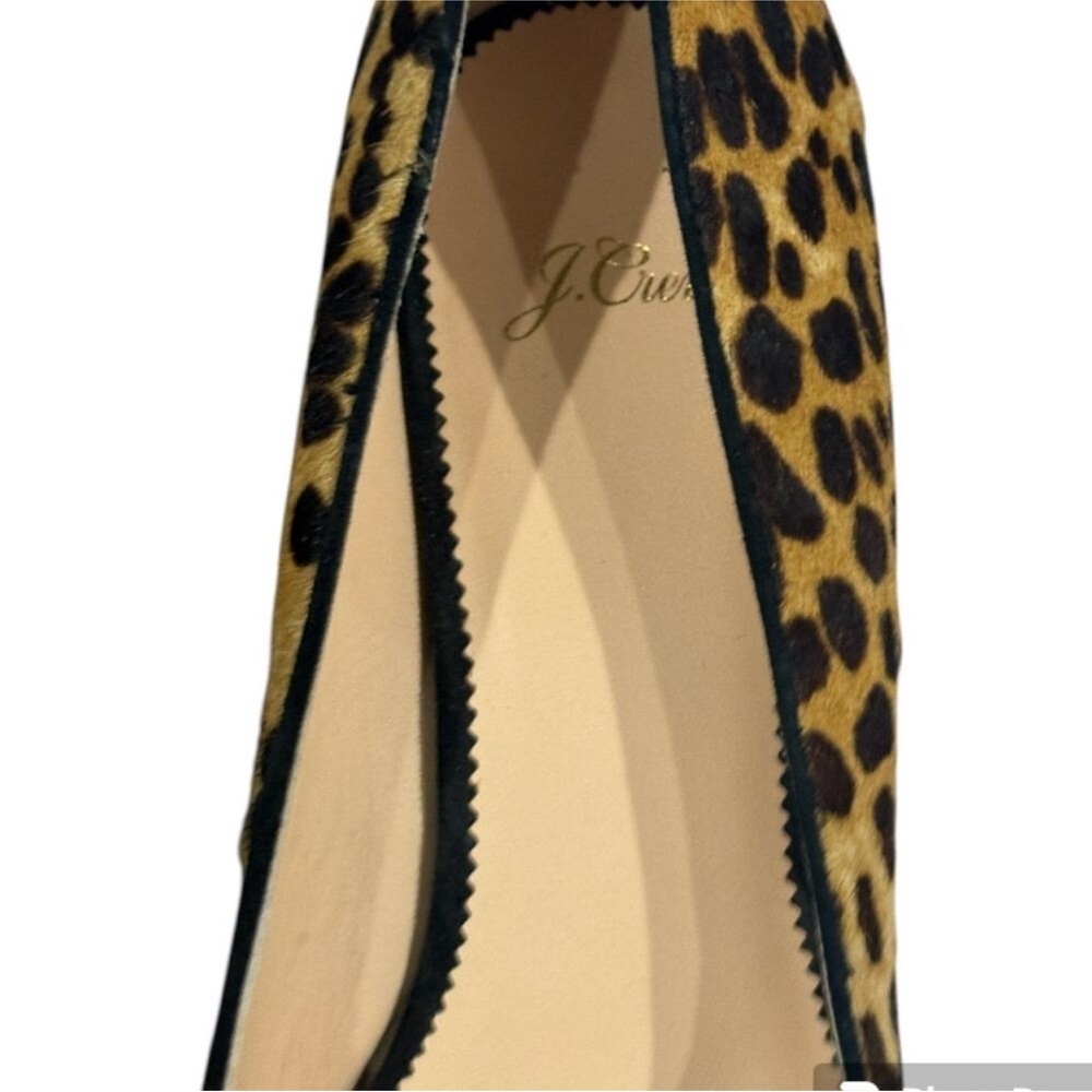 JCrew leopard print heels 10.5 ladies - Picture 3 of 8
